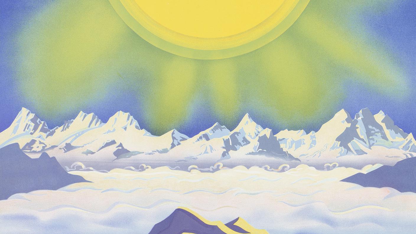 Martin Peikert, Rigi, affiche, 1957