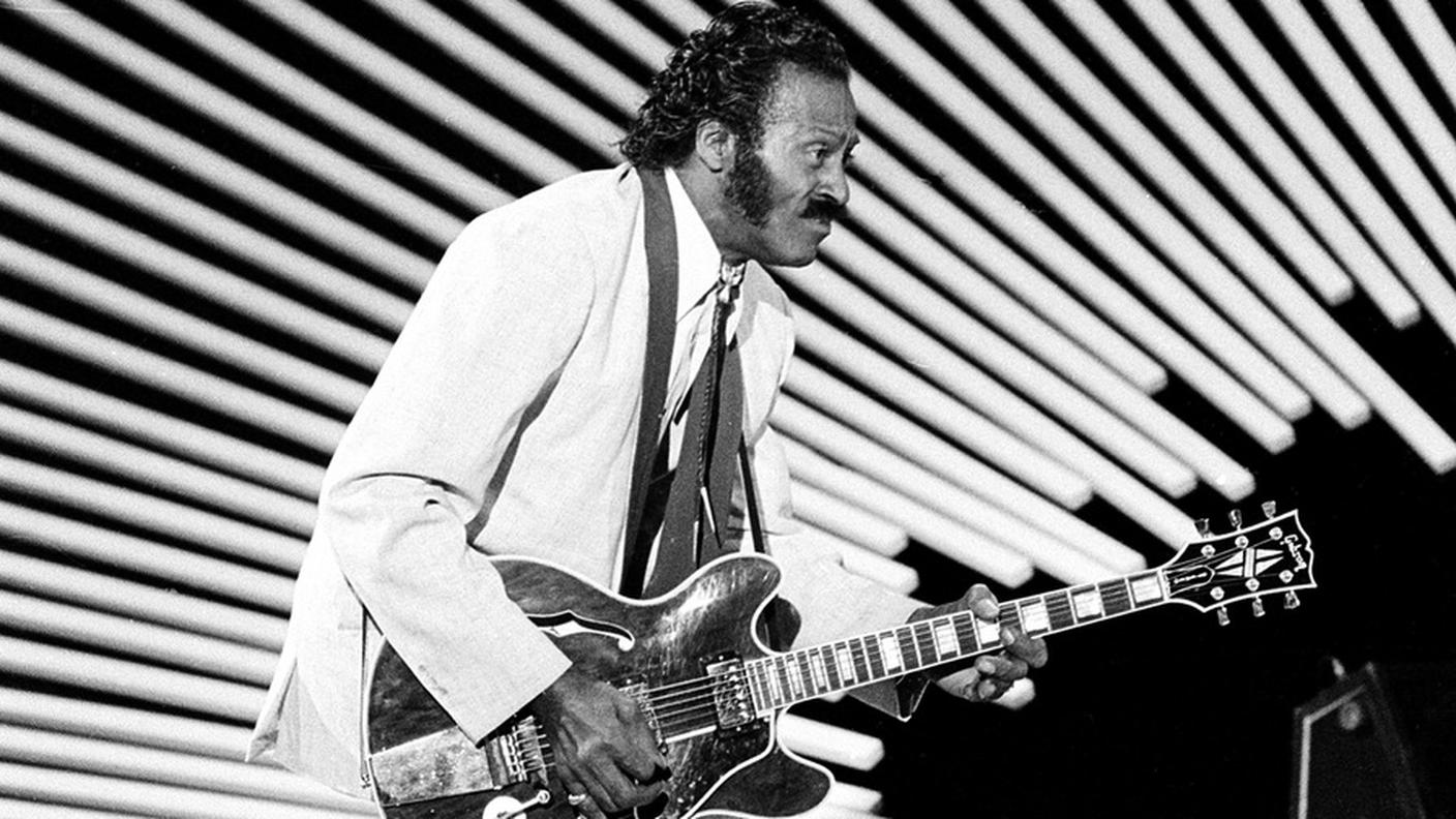 La leggendaria duck walk di Chuck Berry, 1980