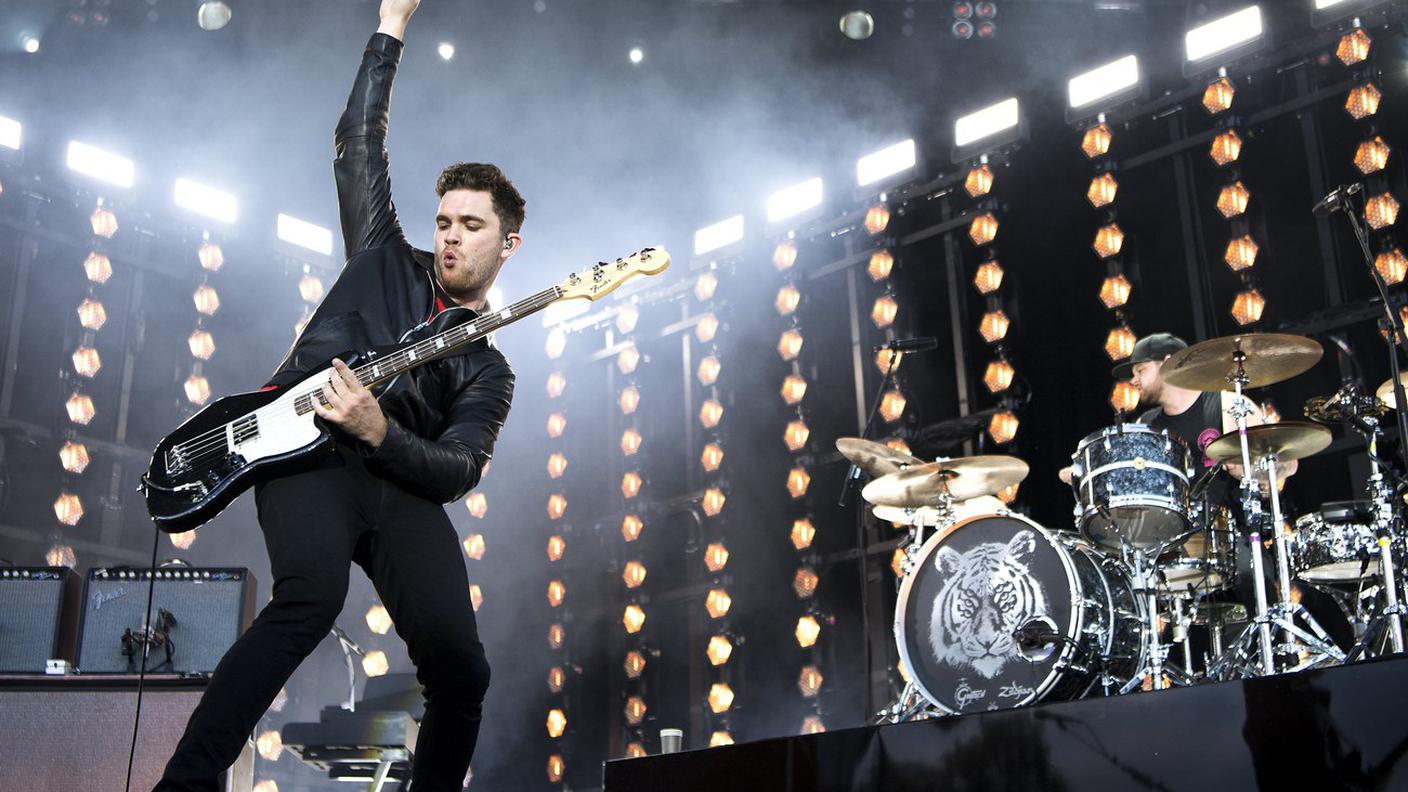 Un momento del concerto dei Royal Blood