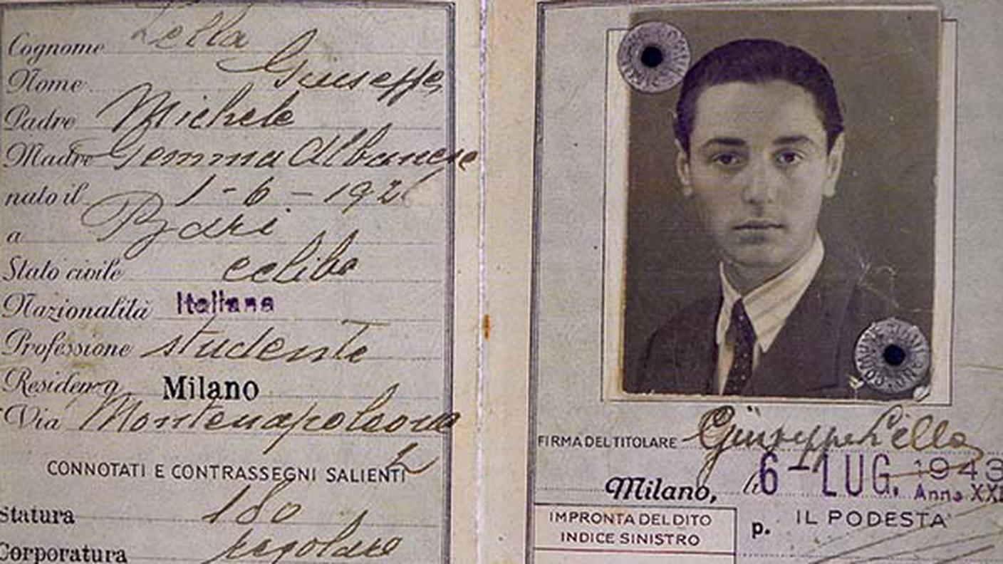 Pino Lella a 17 anni, quando operava contro i piani dei nazisti
