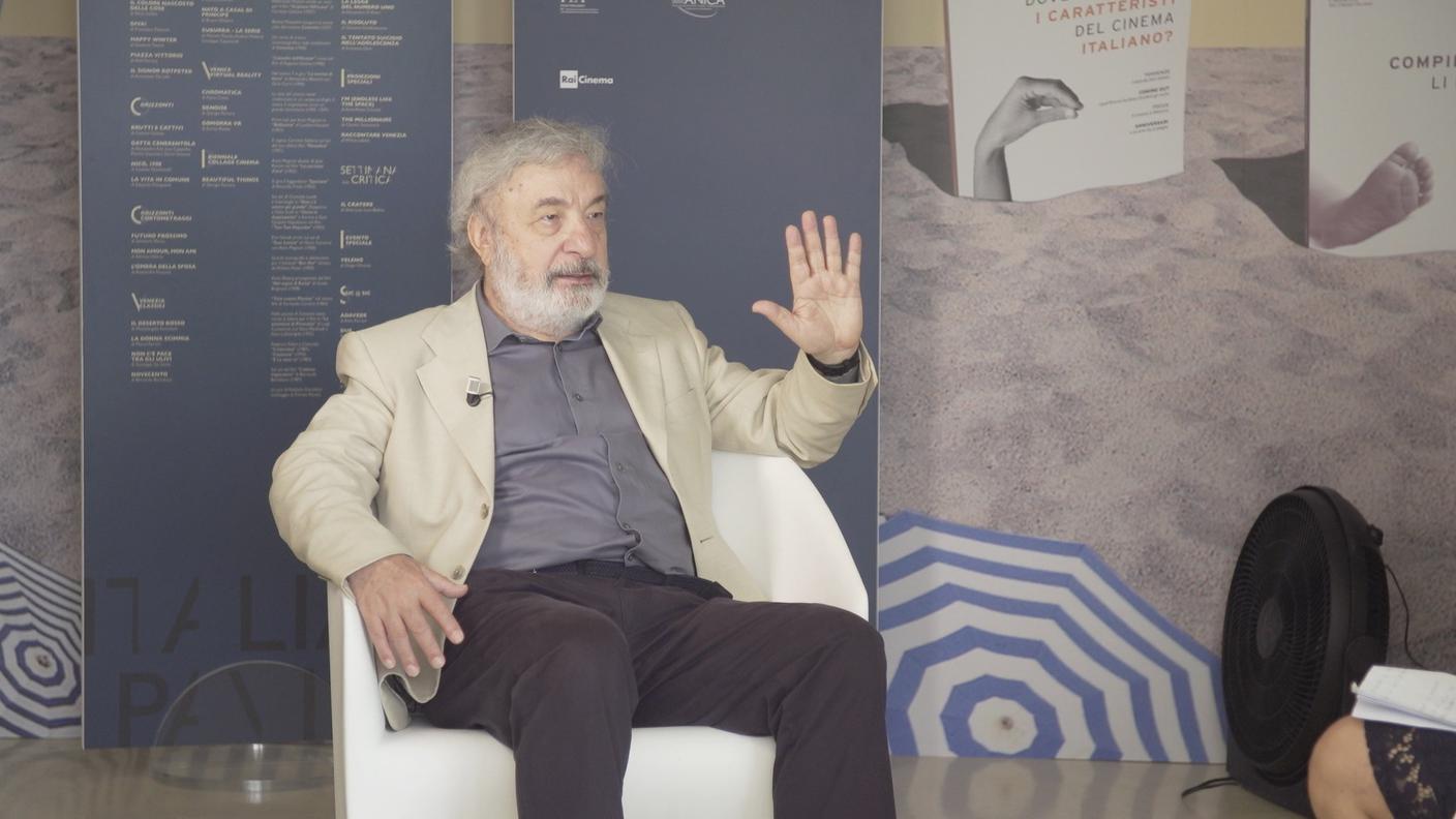 Gianni Amelio durante l'intervista