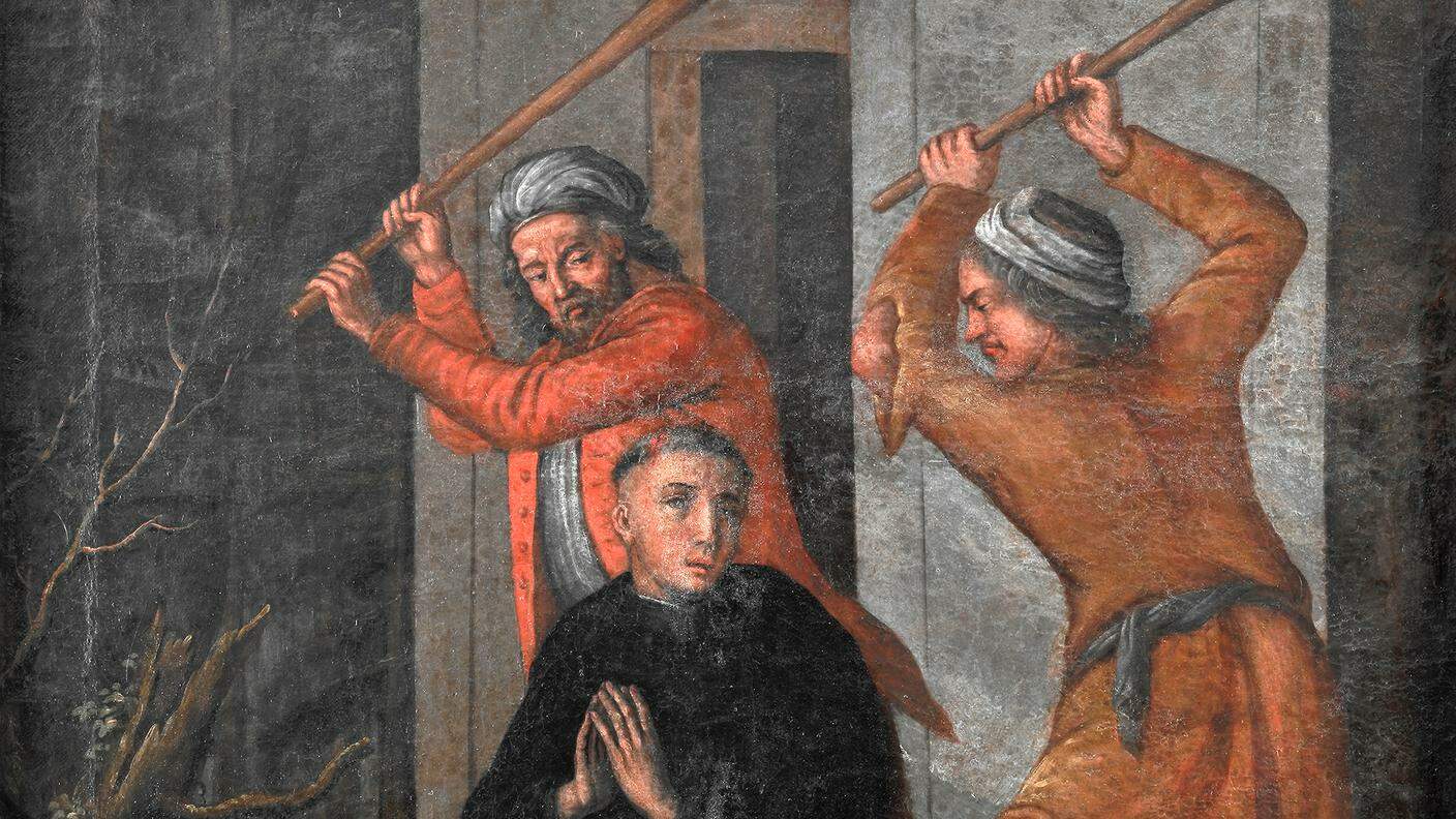 La vicenda del santo in un dipinto del XVII secolo