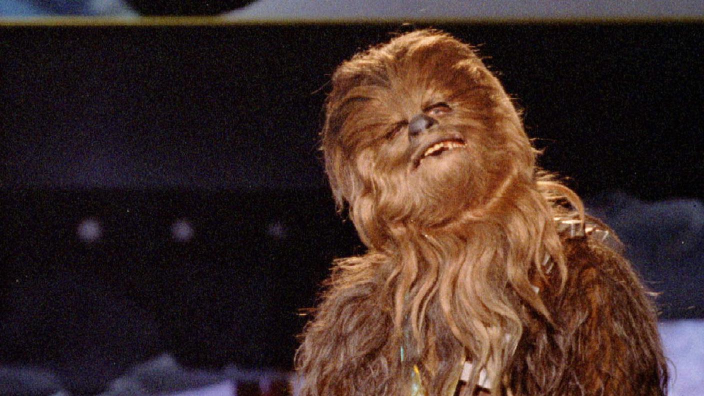 Nel costume Chewbacca, fedele compagno di Han Solo, si nasconde Peter Mayhew