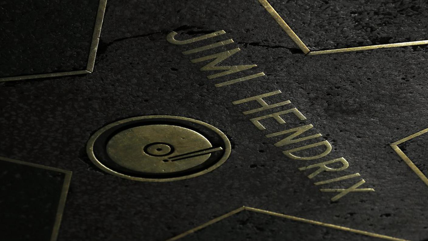 Hendrix ha la sua stella nella Hollywood Walk of Fame dal 1991