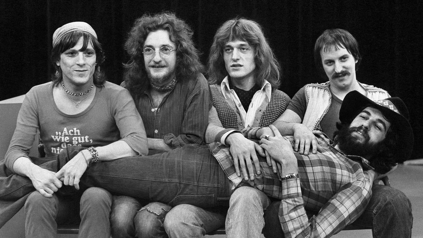 I Rumpelstilz nel 1972; Hofer è il primo da sinistra, Amman il terzo