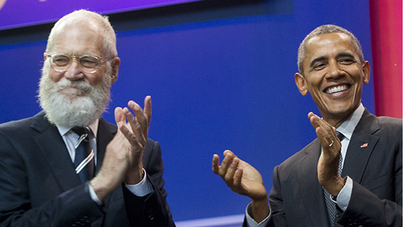 David Letterman e Barack Obama