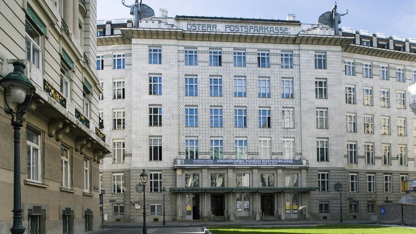 La sede della Österreichische Postsparkasse progettata da Otto Wagner