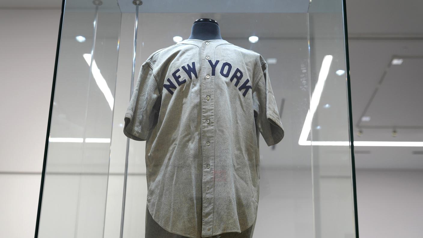 La maglia di Babe Ruth venduta all'asta per 24 milioni di dollari