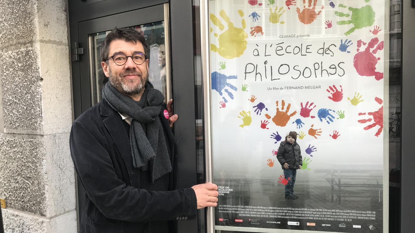 Il regista Fernand Melgar e la locandina del suo film