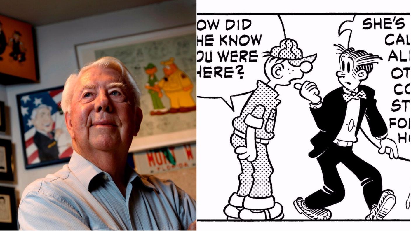 Mort Walker e il suo Beetle Bailey