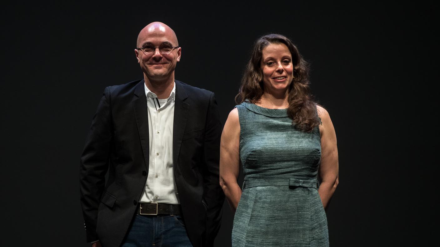 Il duo Trickster-P: Cristina Galbiati e Ilija Luginbühl