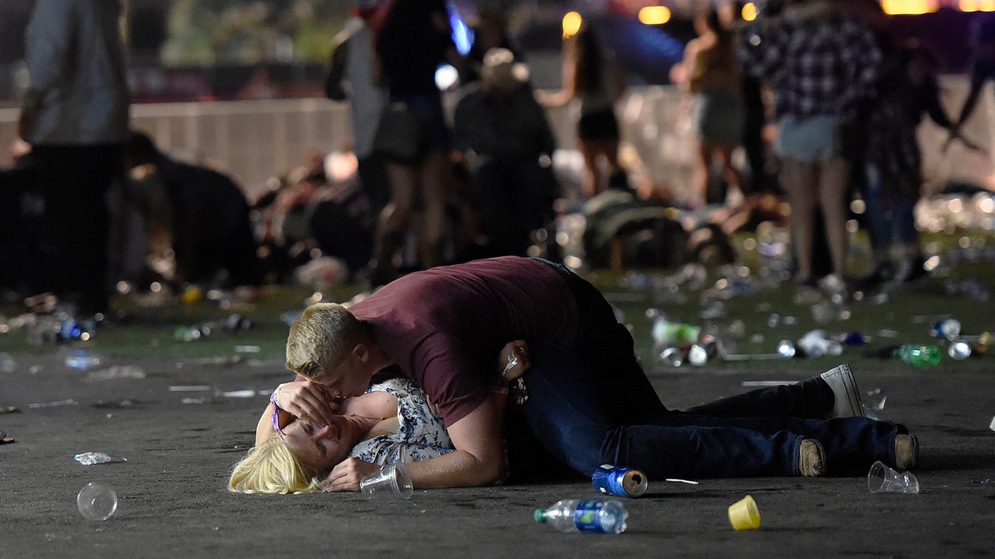 David Becker è stato insignito del primo premio nella categoria "Spot News" grazie ad una fotografia scatta durante la strage di Las Vegas