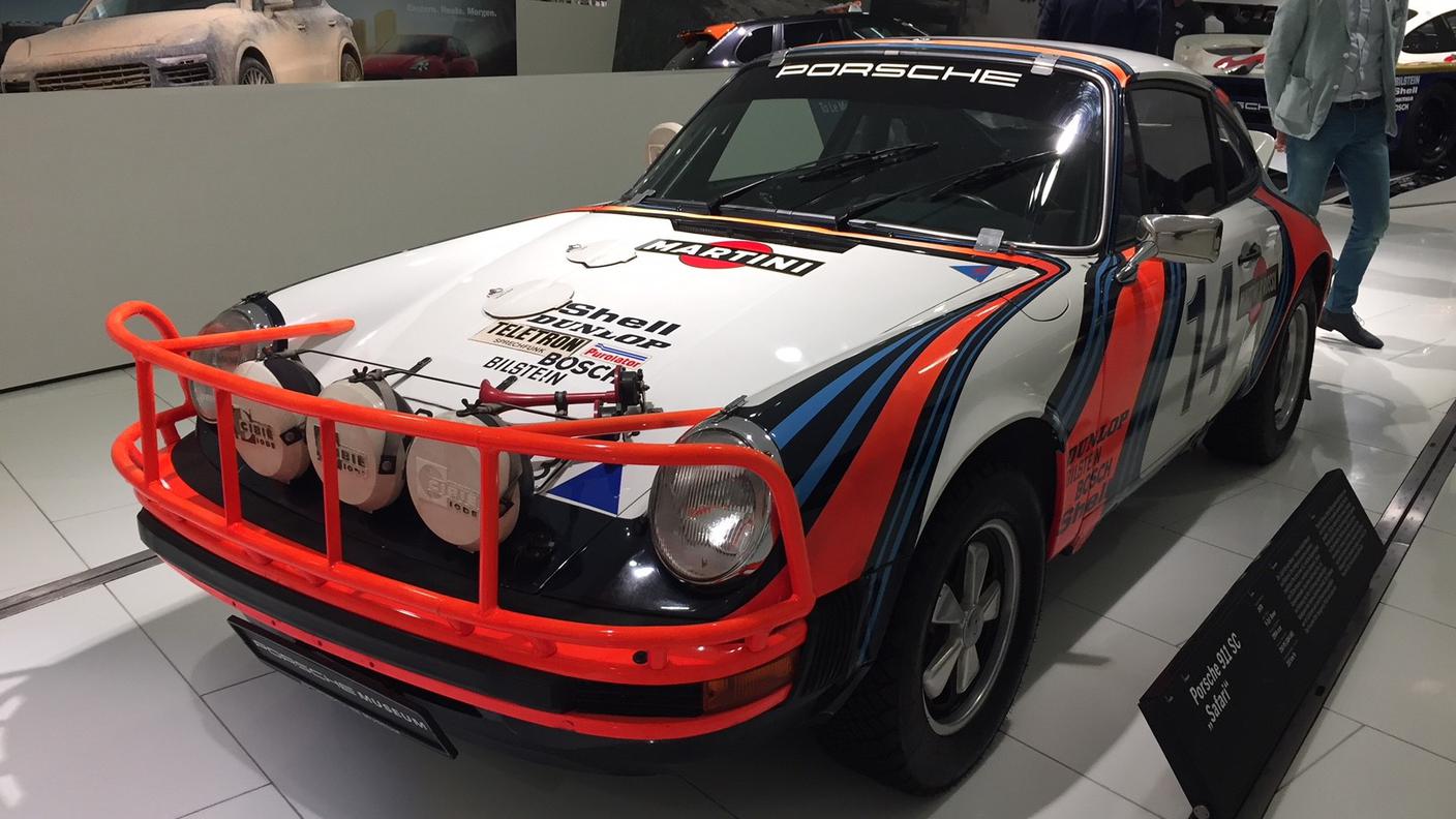 La Porsche 911 con cui la marca tedesca affrontò il Safari Rally in Kenya negli anni '70
