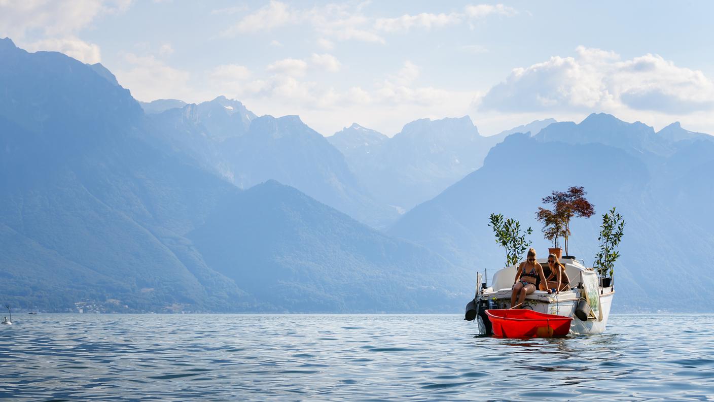 ... e di giorno sul lago