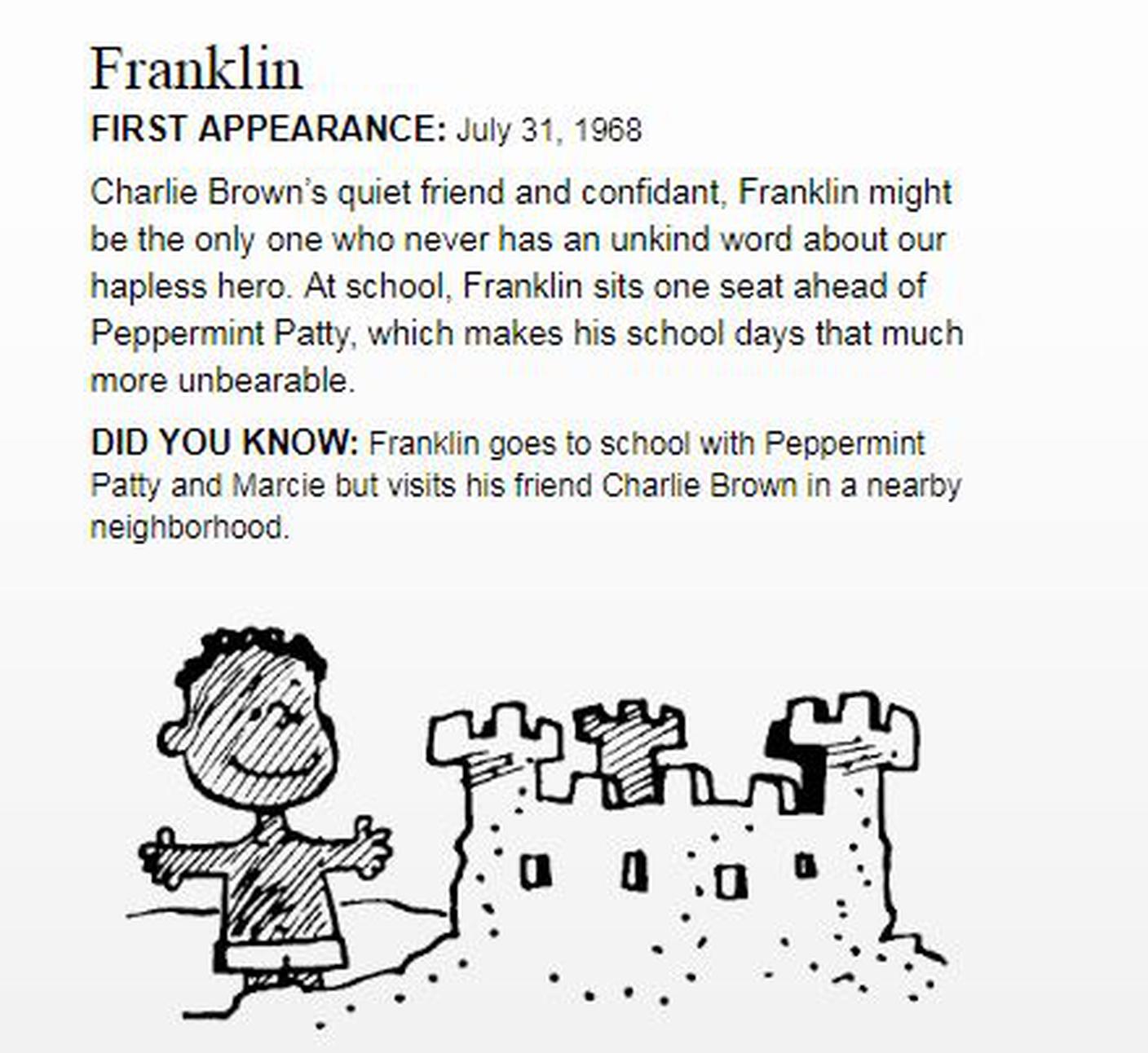 Ha incontrato Charlie Brown in spiaggia
