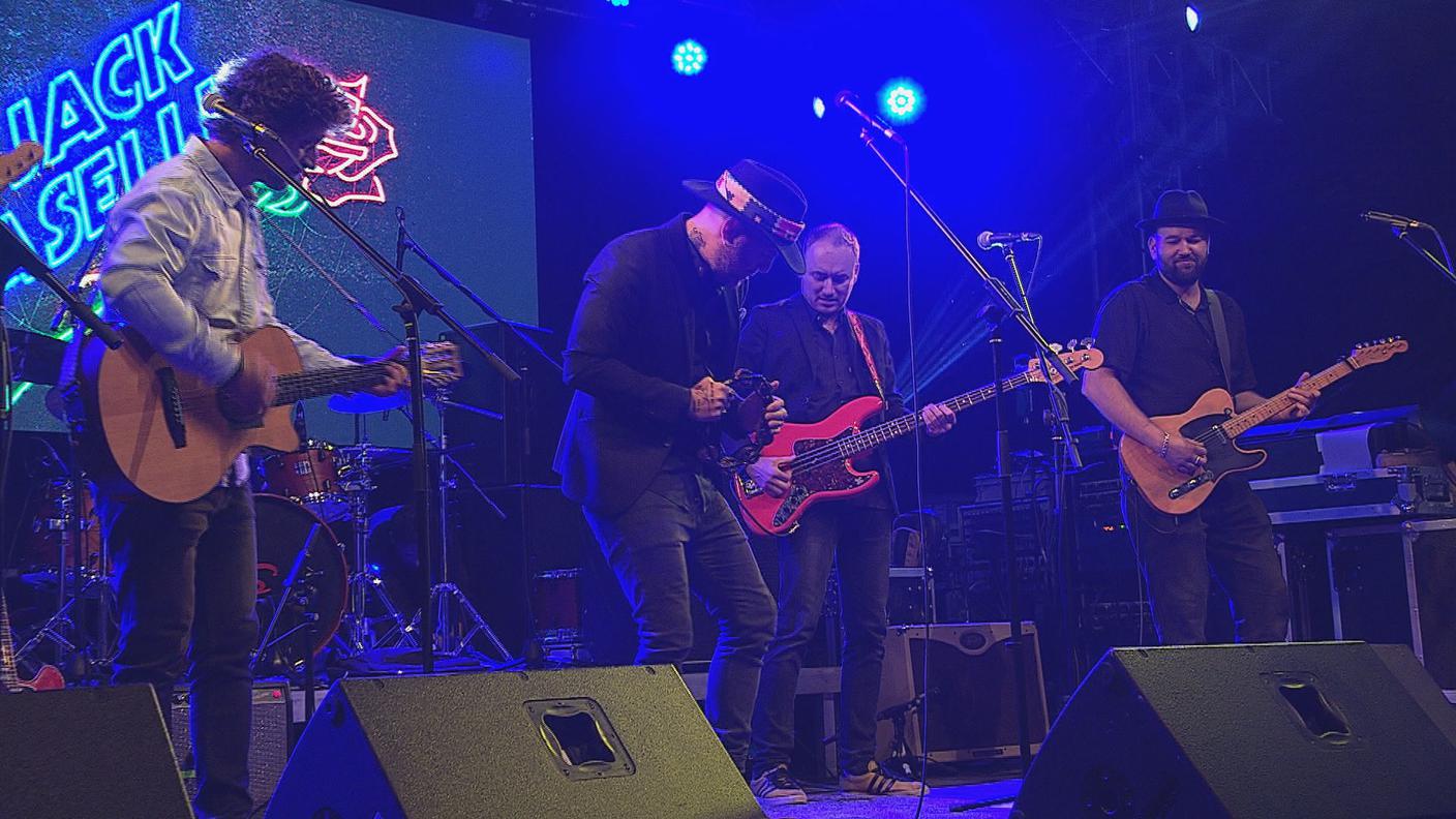 Jack Jaselli sul palco