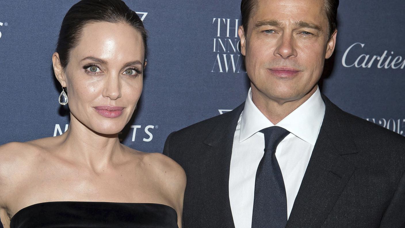 Angelina Jolie e Brad Pitt di quando erano ancora marito e moglie