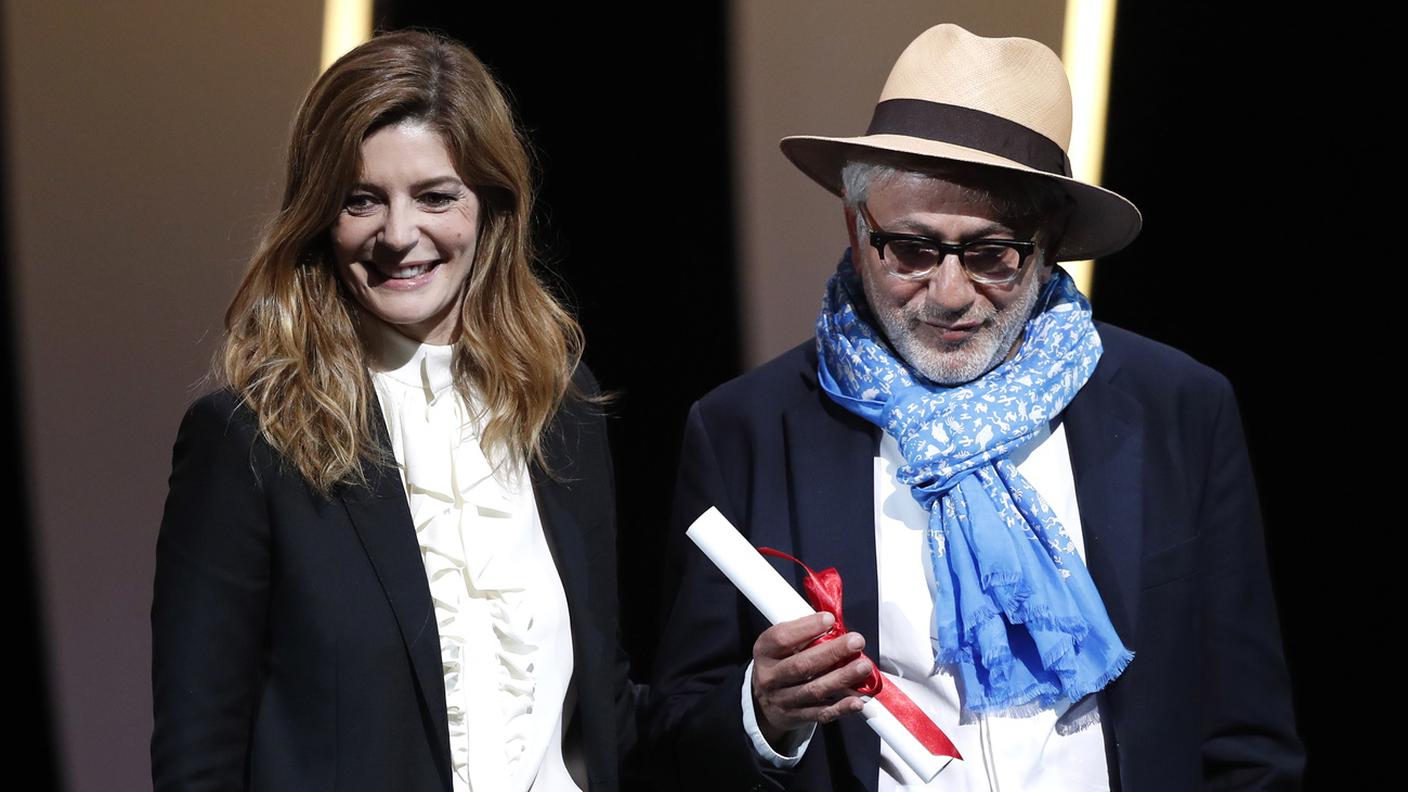 L'attrice italiana Chiara Mastroianni e il regista palestinese Elia Suleiman