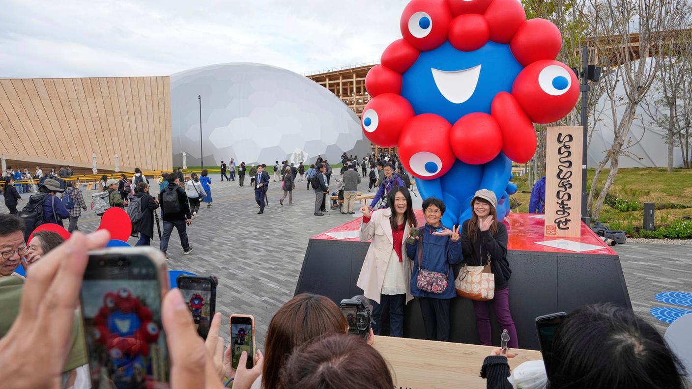 La mascotte dell'Expo di Osaka è Myaku-Myaku