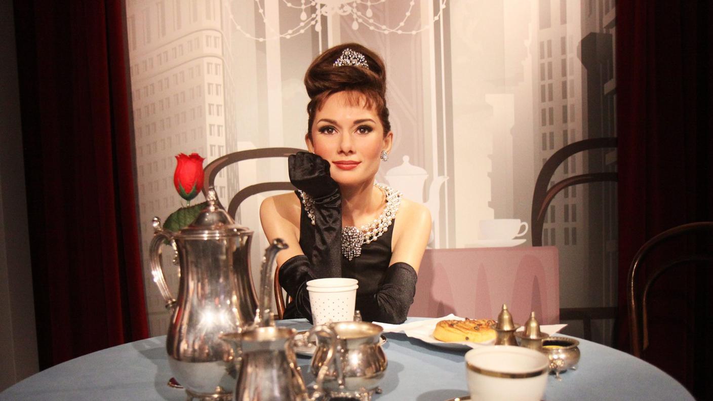 L'attrice britannica Audrey Hepburn