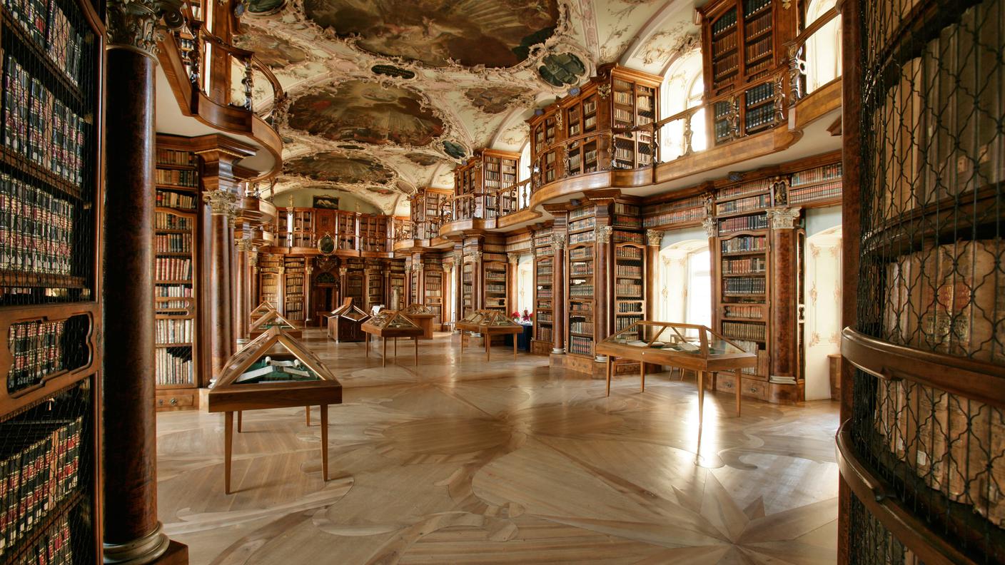 La biblioteca, capolavoro del barocco