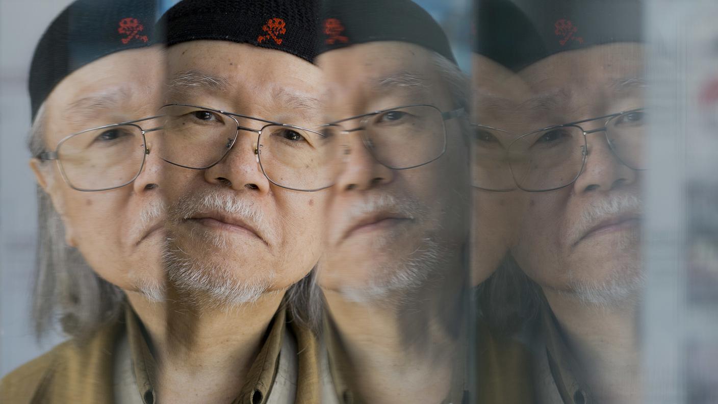 Leiji Matsumoto fotografato nel 2013 alla Mostra del cinema di Venezia