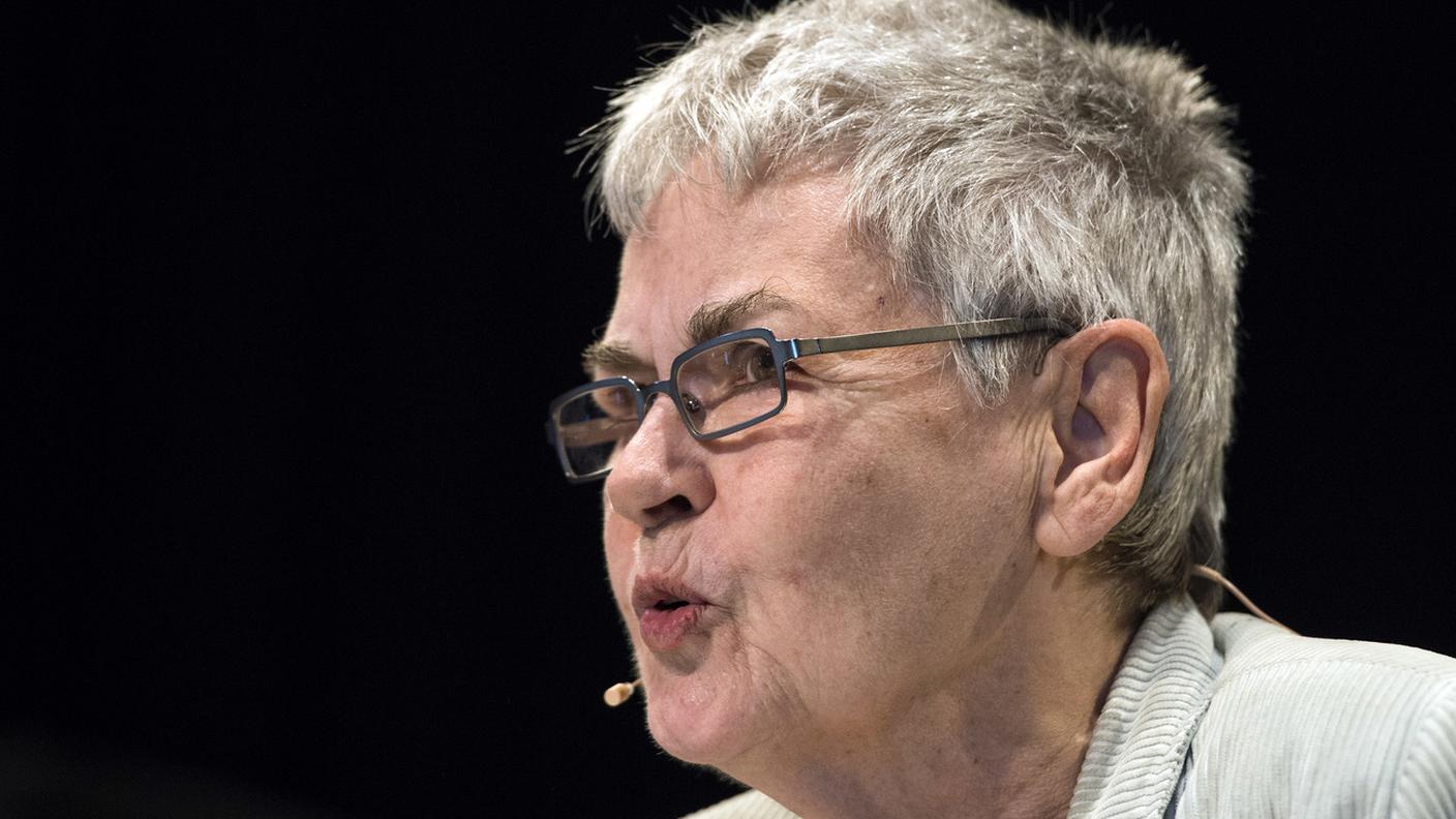 La scrittrice Hanna Johansen nel 2015