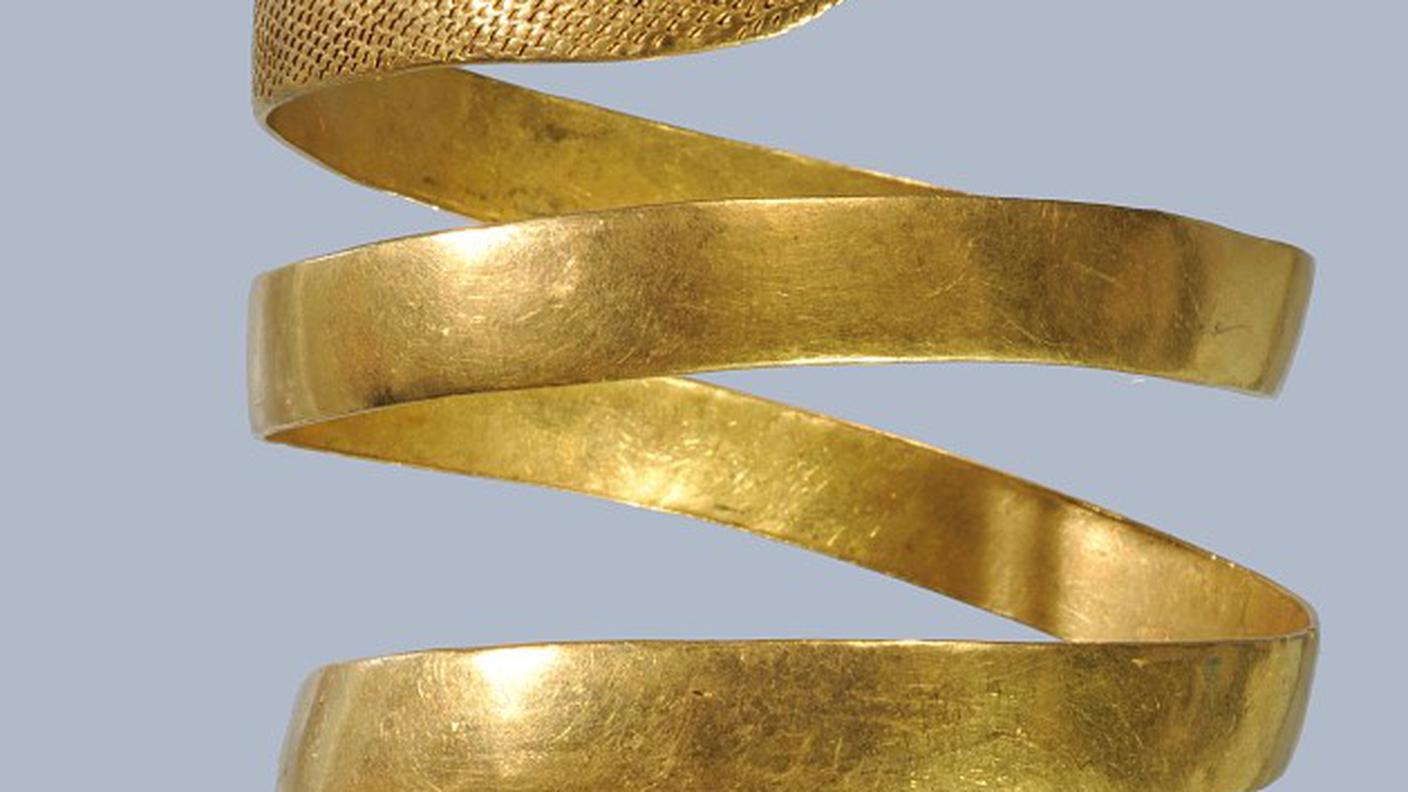 Bracciale serpentiforme. Pompei, casa del fauno