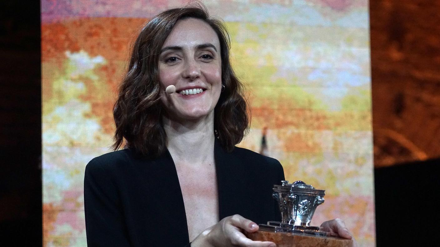 Giulia Caminito in un'immagine scattata ieri sera a Venezia
