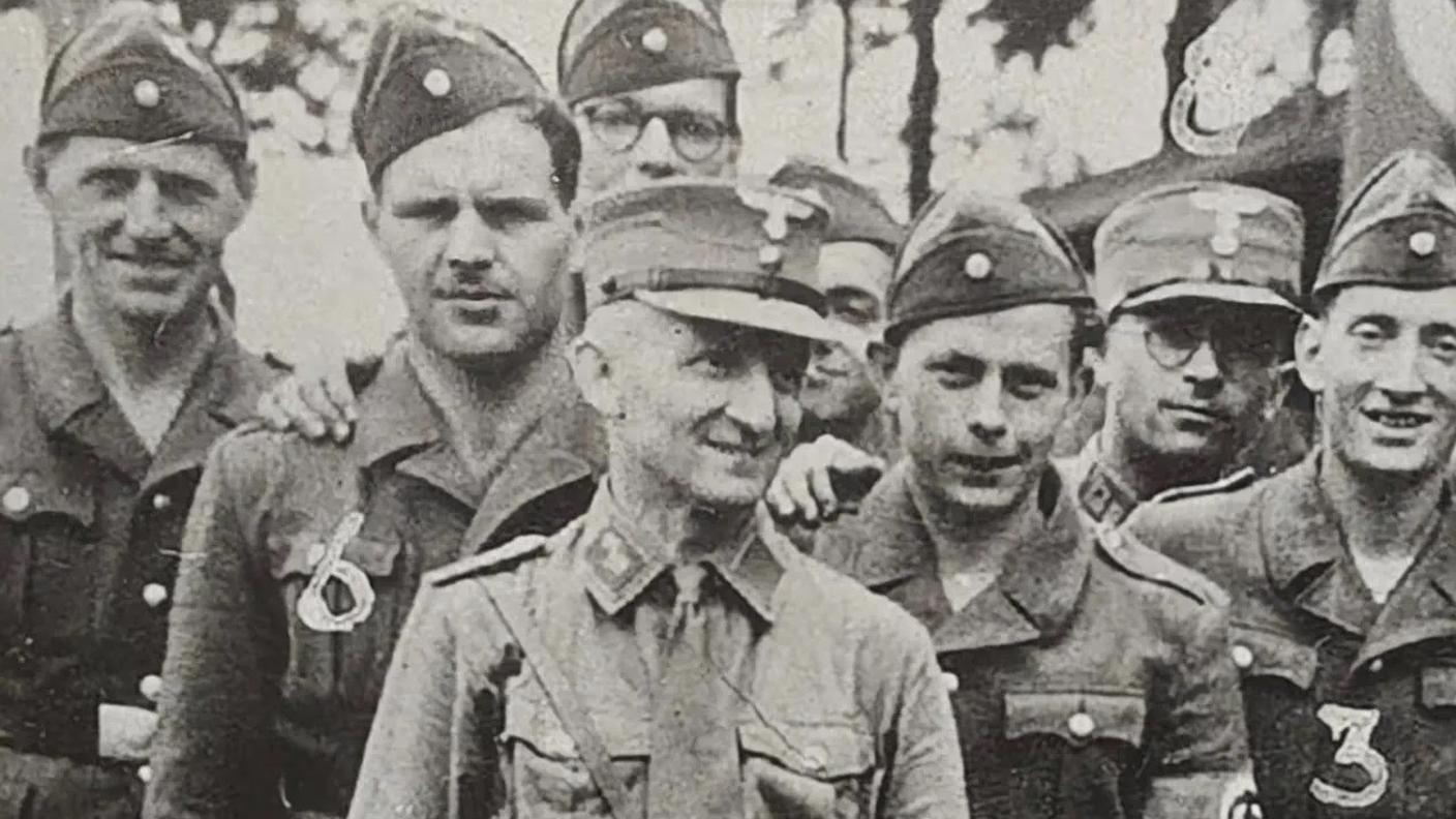 Werner Schaad (davanti, al centro)