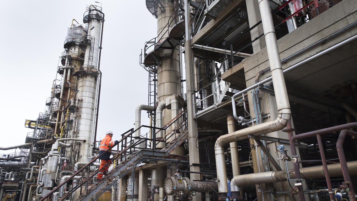 La raffineria di Cressier è l'unica ancora attiva in Svizzera