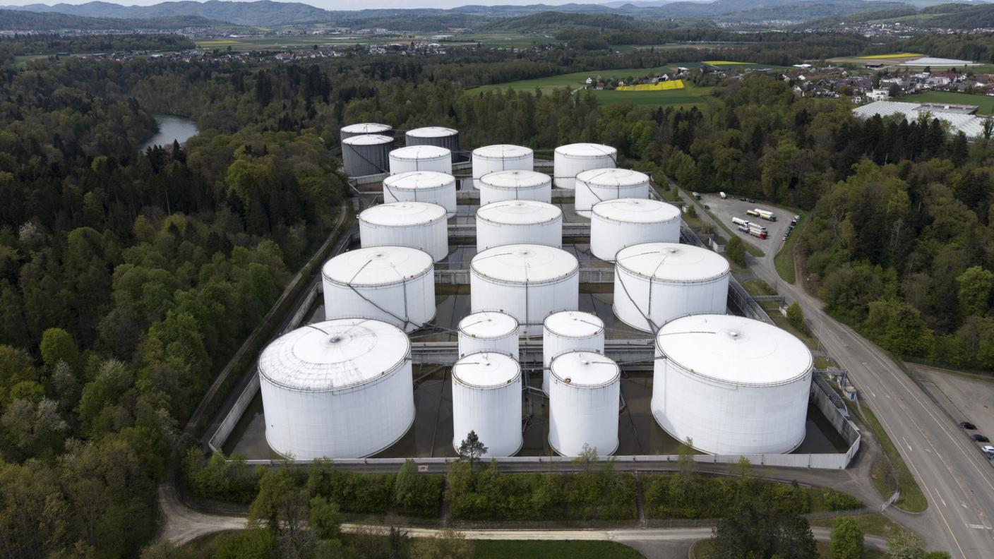 Il deposito di Mellingen (Argovia) immagazzina parte delle scorte obbligatorie di carburante