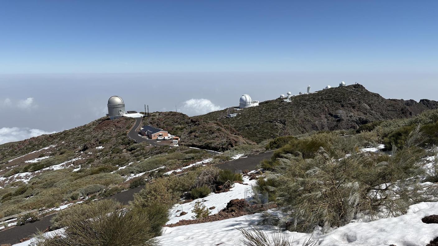 L'Osservatorio del Roque de los Muchachos, alle Canarie, con i suoi cieli limpidi è stato scelto per la ricerca