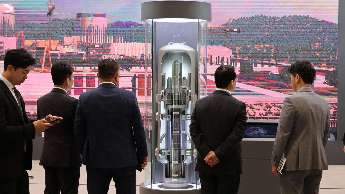 Un modello di piccolo reattore modulare presentato in aprile al Salone dell'energia nucleare in Corea del Sud