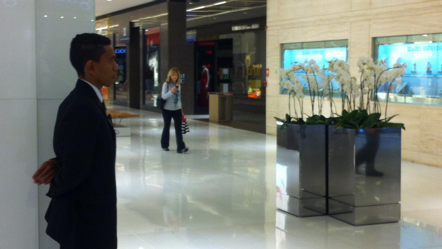 Nello shopping mall Iguatemi