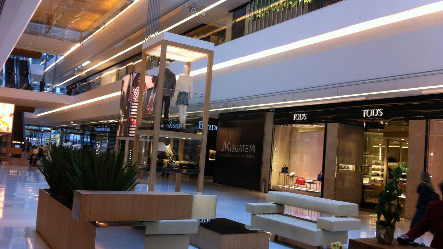 Nello shopping mall Iguatemi