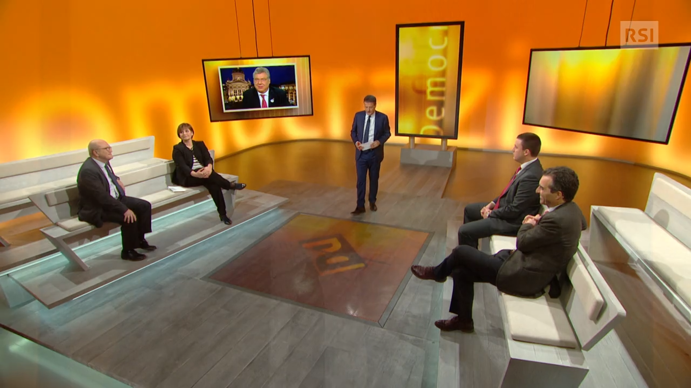 Luigi Pedrazzini, Marina Carobbio, Reto Ceschi, Piero Marchesi, Bixio Caprara