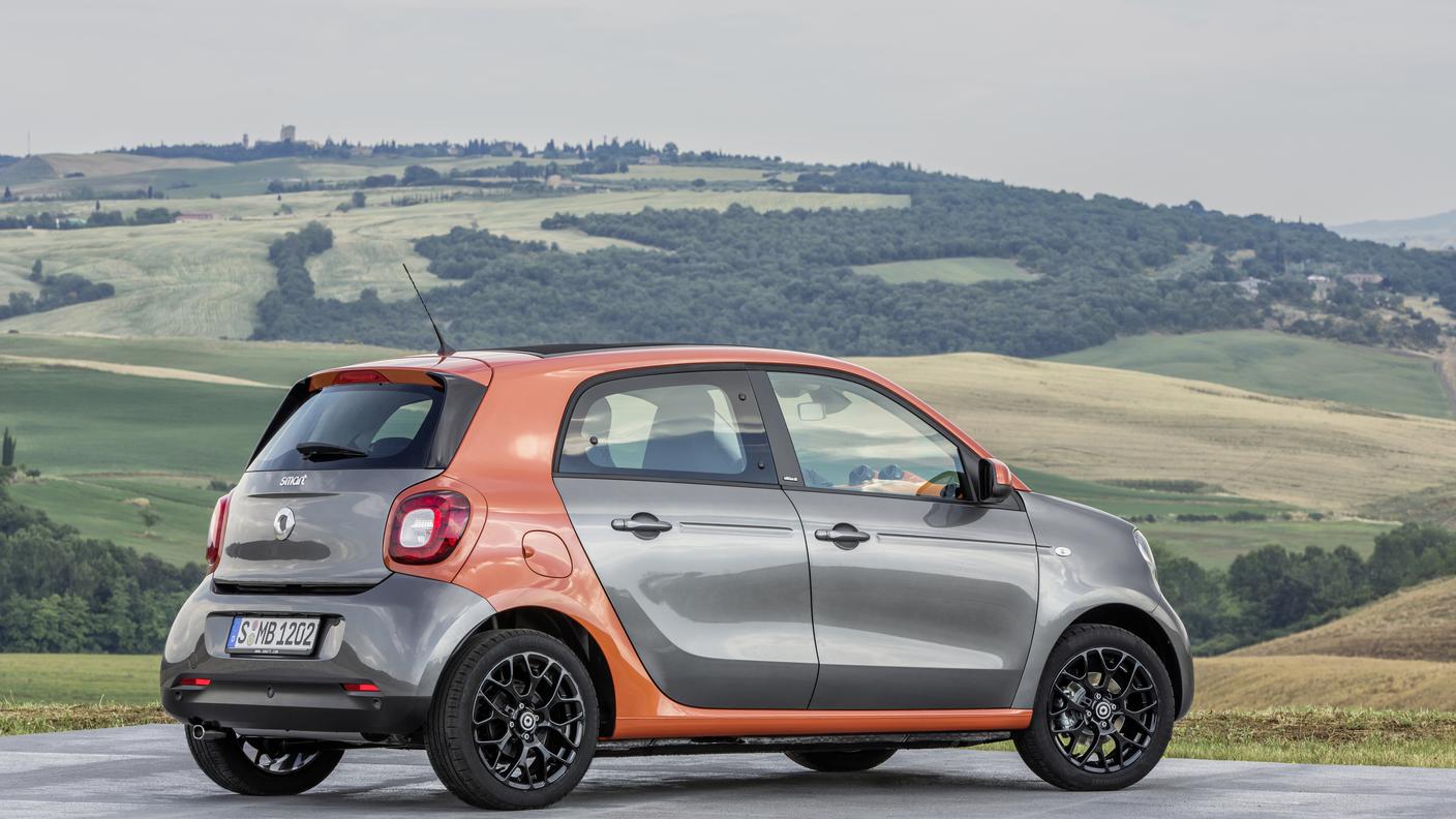La Smart forfour Proxy (71 CV) è in listino da 19'700 franchi