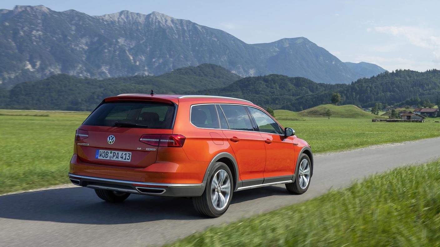 Anche su strade asfaltate la Variant Alltrack è del tutto a suo agio