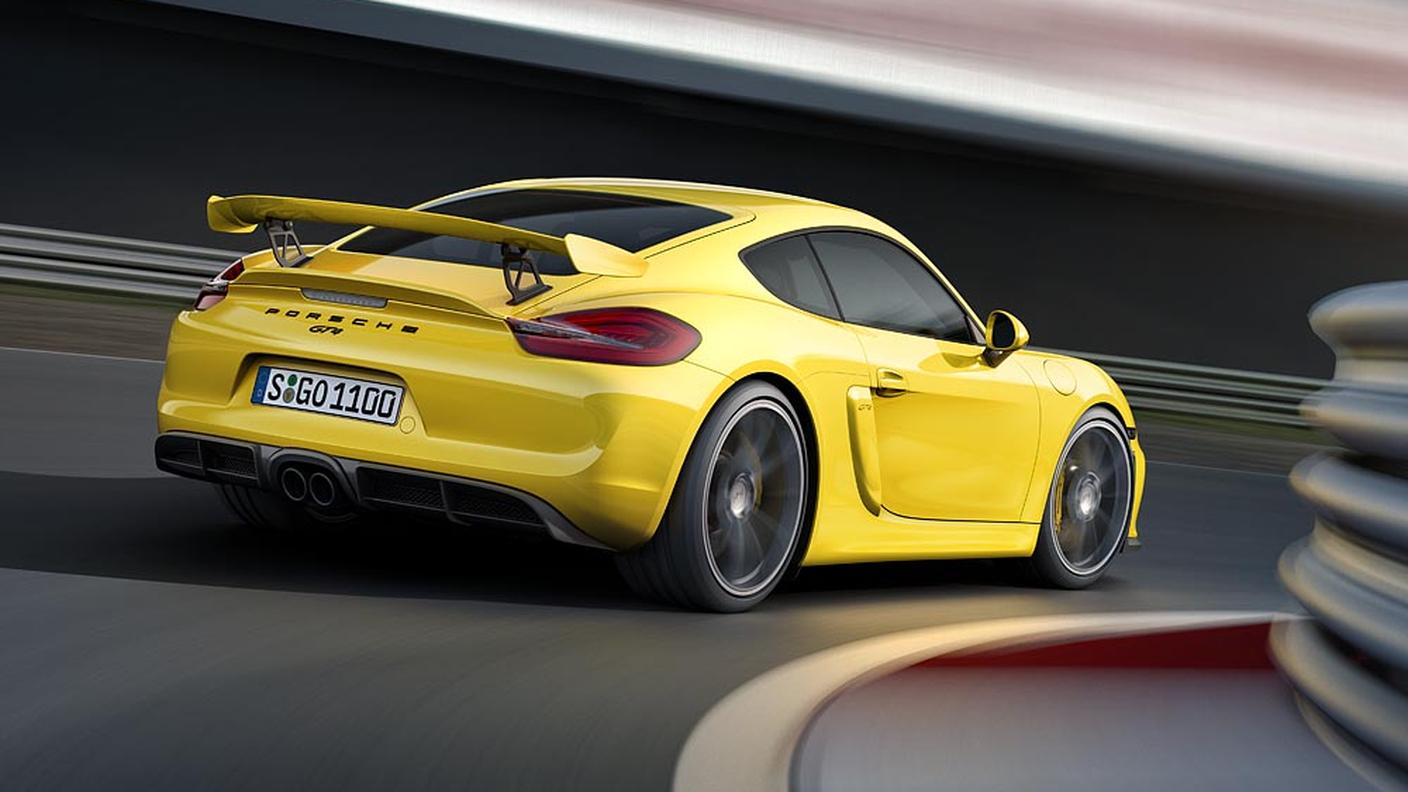 La GT4 è la versione più corsaiola del coupé Cayman