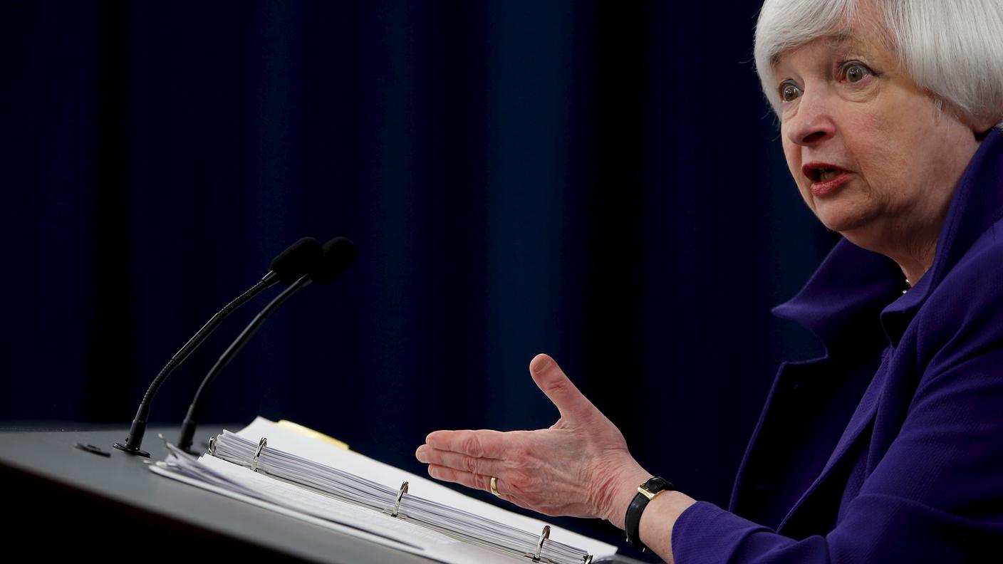 Una decisione che riflette "progressi considerevoli" dell'economia USA, ha dichiarato Janet Yellen