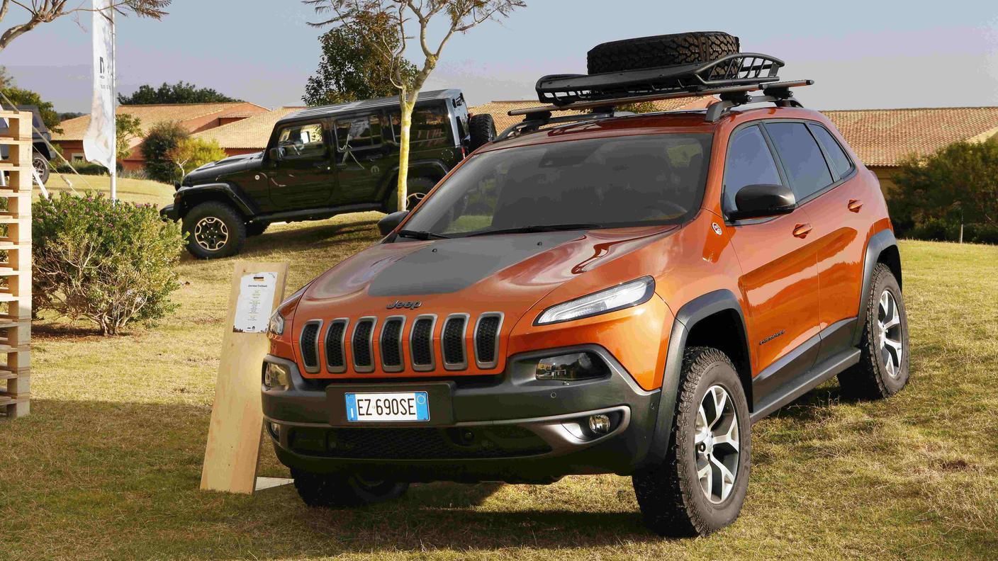 Una show car  su base Cherokee Trailhawk con componenti Mopar