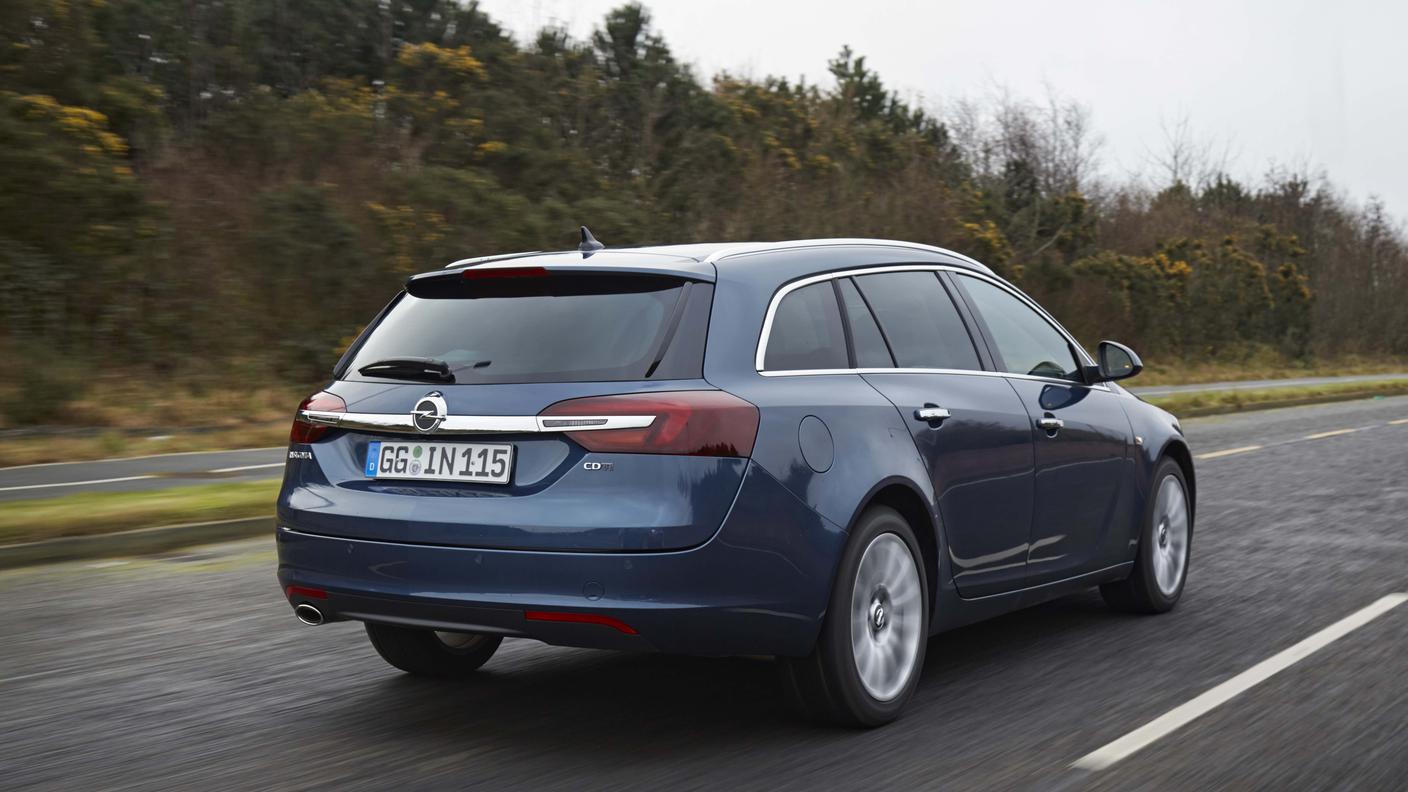L'elegante coda dell'Insignia Sports Tourer