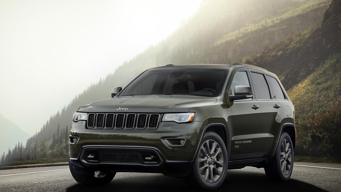 La Jeep Grand Cherokee in versione 75th Anniversary