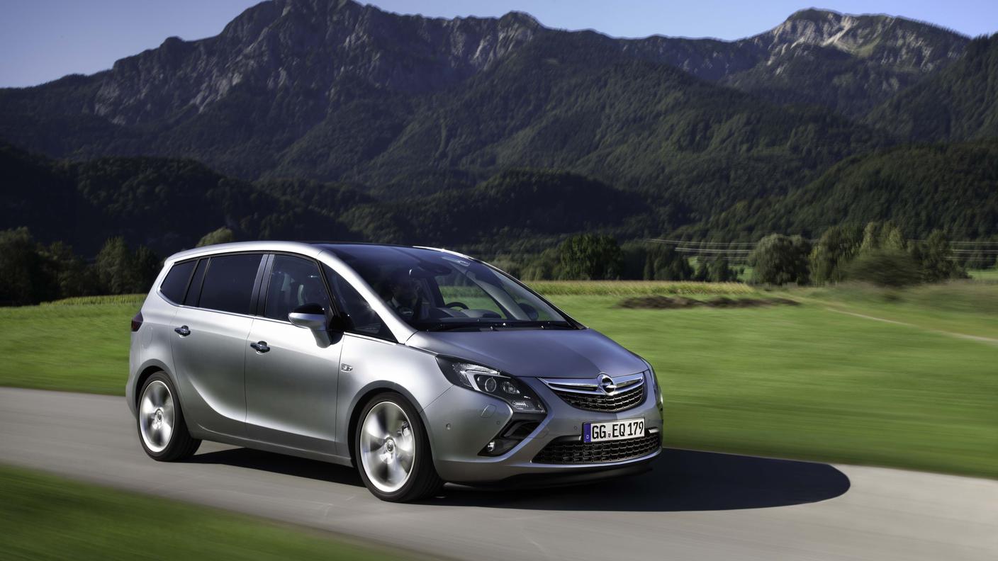 La Zafira Tourer con motore a gasolio rientra tra le Opel sotto la lente