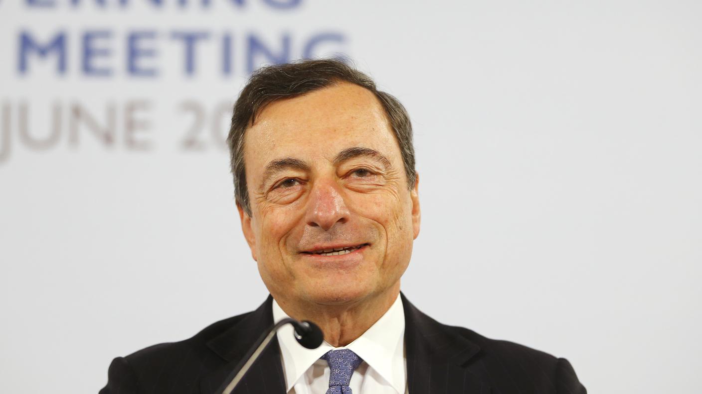 Il presidente della Banca centrale europea Mario Draghi