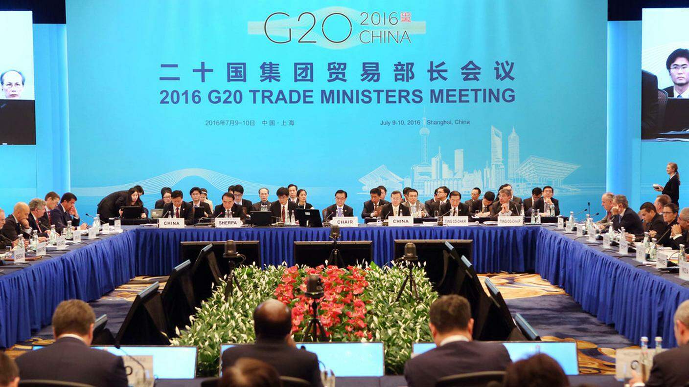 I ministri del commercio del G20 sono riuniti a Shanghai