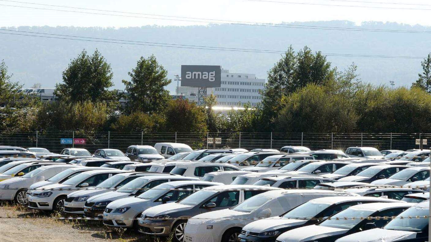 Volkswagen nuove nel deposito dell'Amag a Lupfig (canton Argovia)