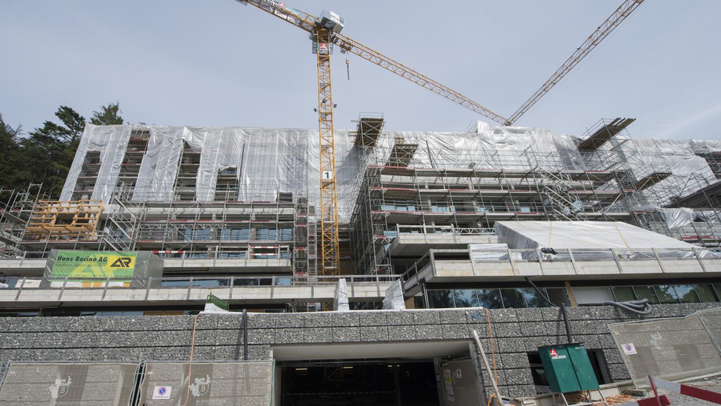 Un cantiere al Bürgenstock (NW)