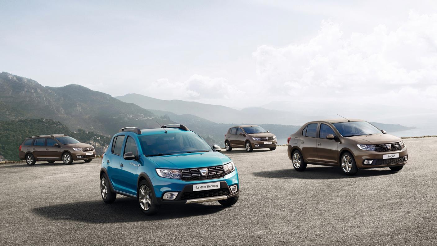 Dacia mostra le varianti affinate delle varie Sandero e Logan